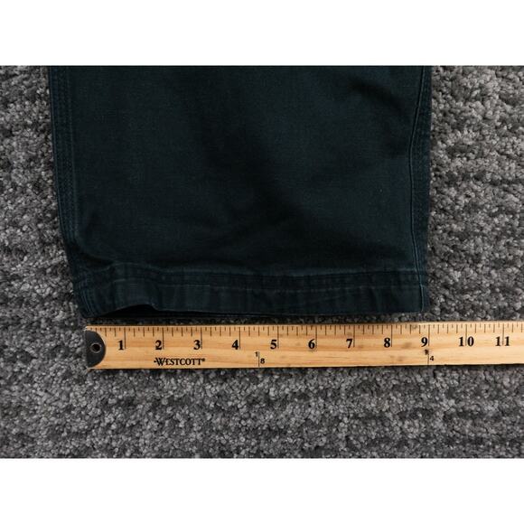 Duluth Trading Pants Mens 41x29 (Tag 44x30) Black Flex Fire Hose Canvas Workwear - Picture 9 of 13